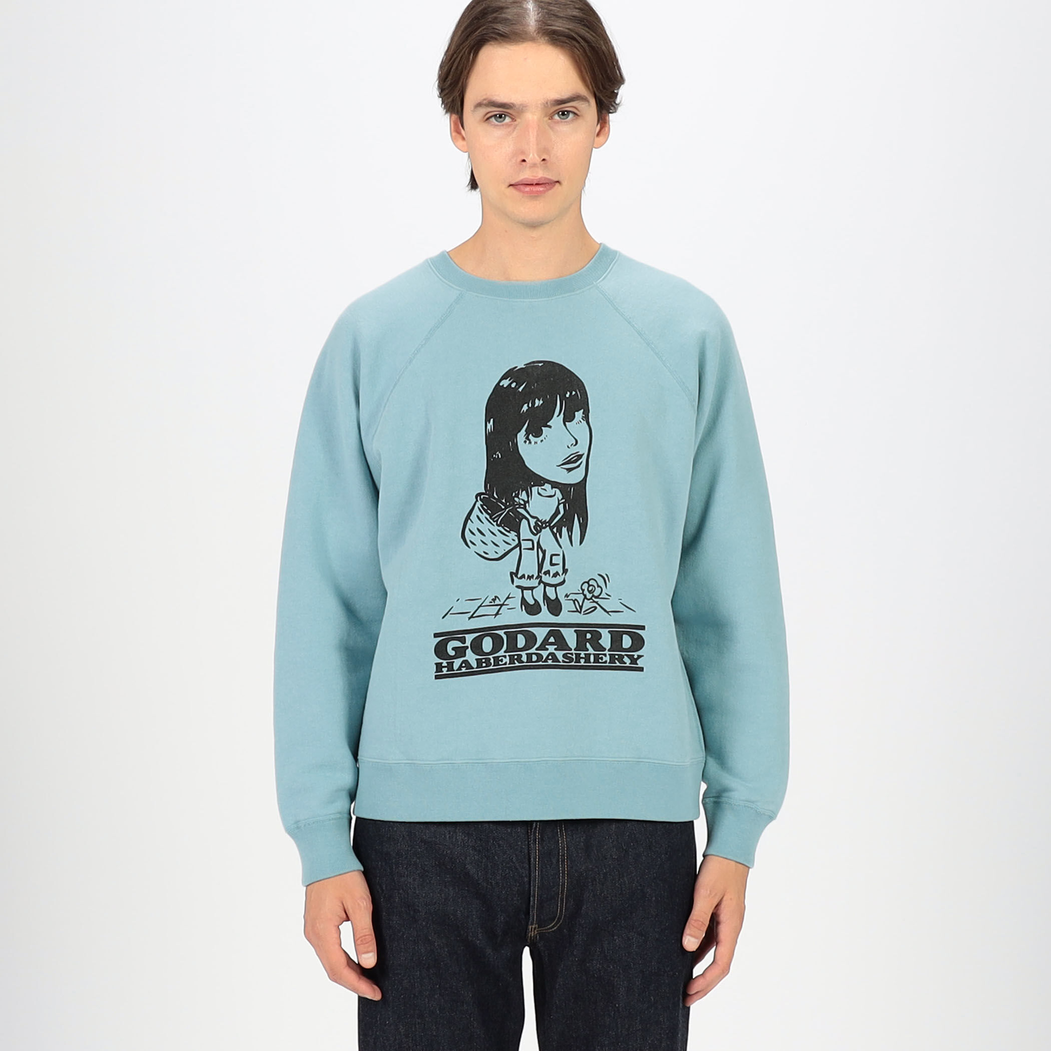 Godard Haberdashly Jane Birkin Print スウェットシャツ