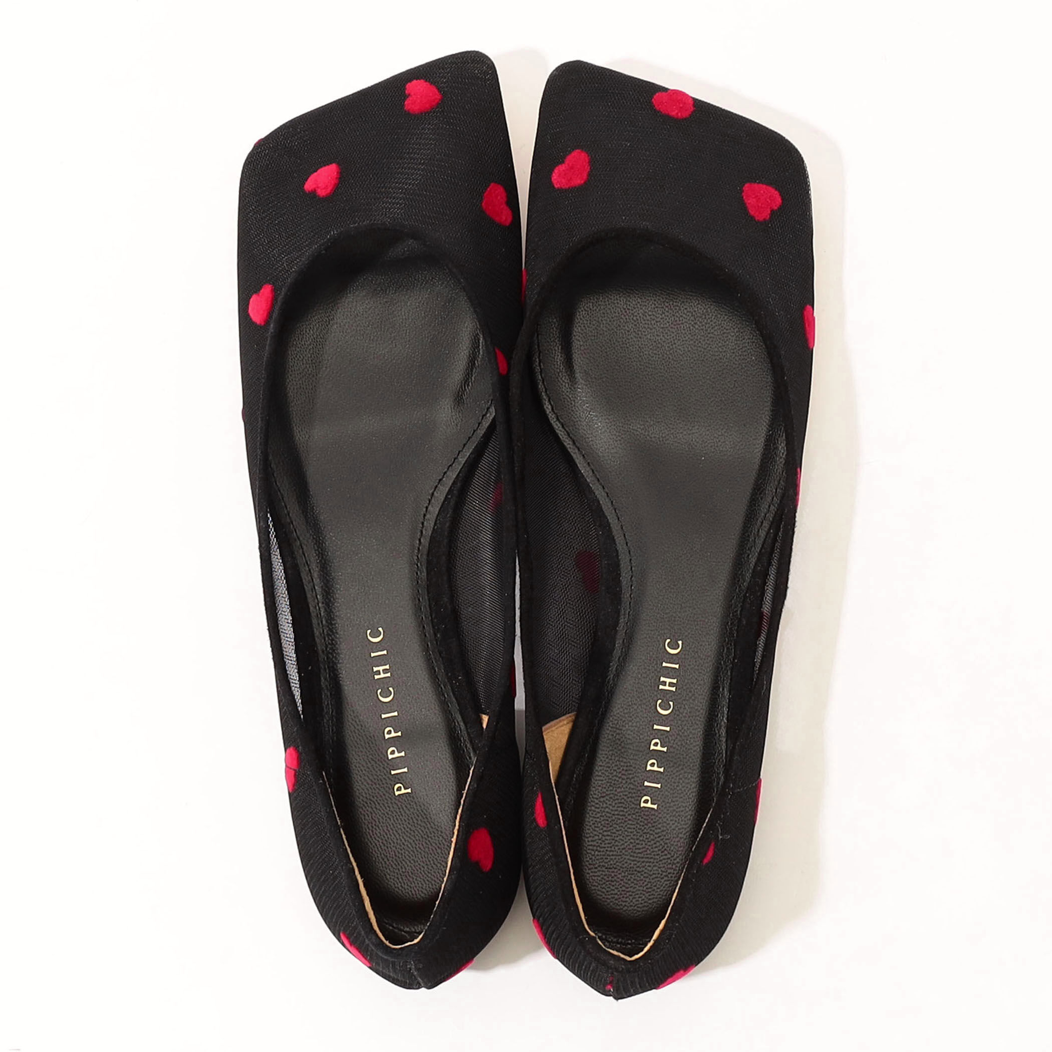 PIPPICHIC LINDA HEART フラットシューズ｜トゥモローランド 公式通販