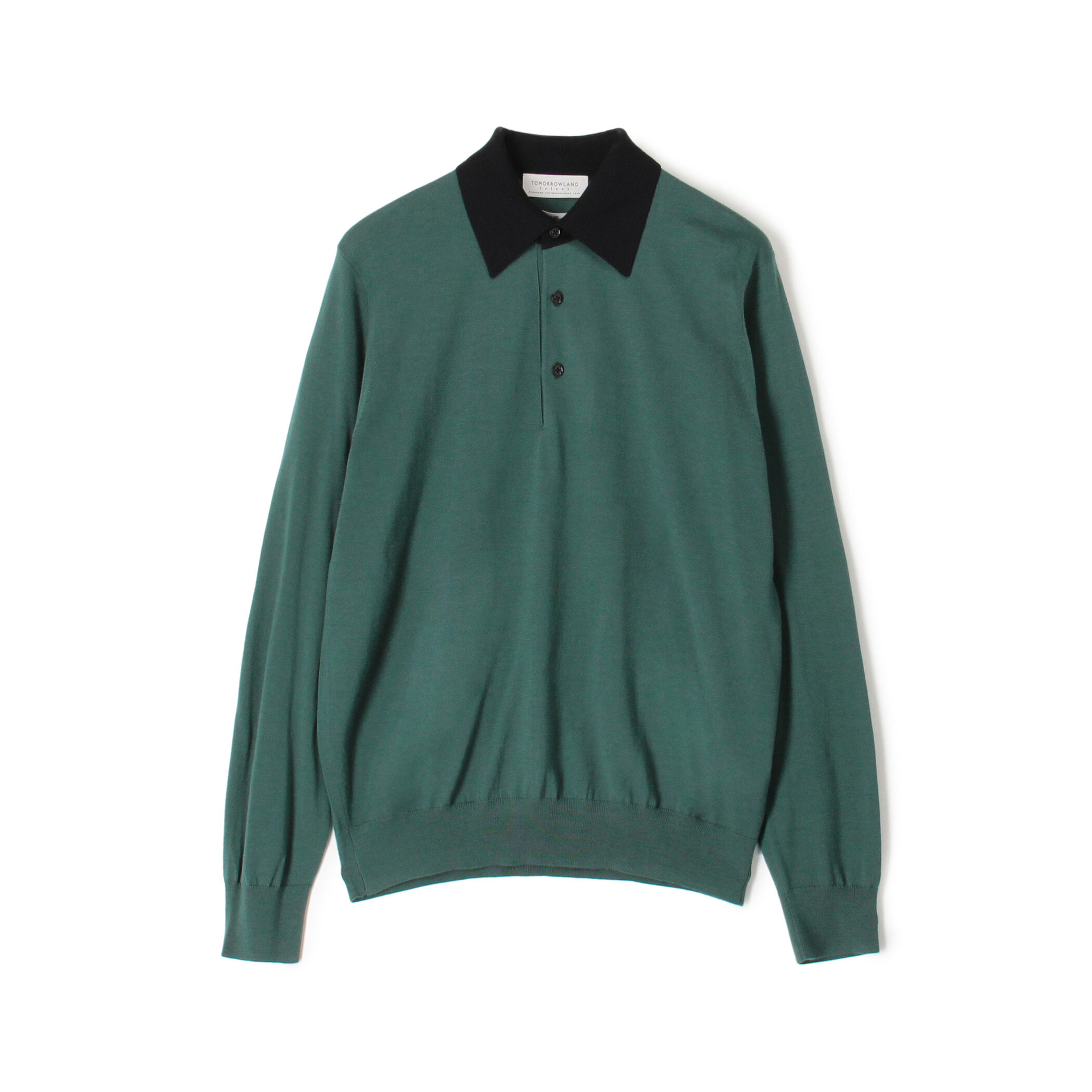 TOMORROWLAND tricot スーパーファインメリノウール ニットポロシャツ