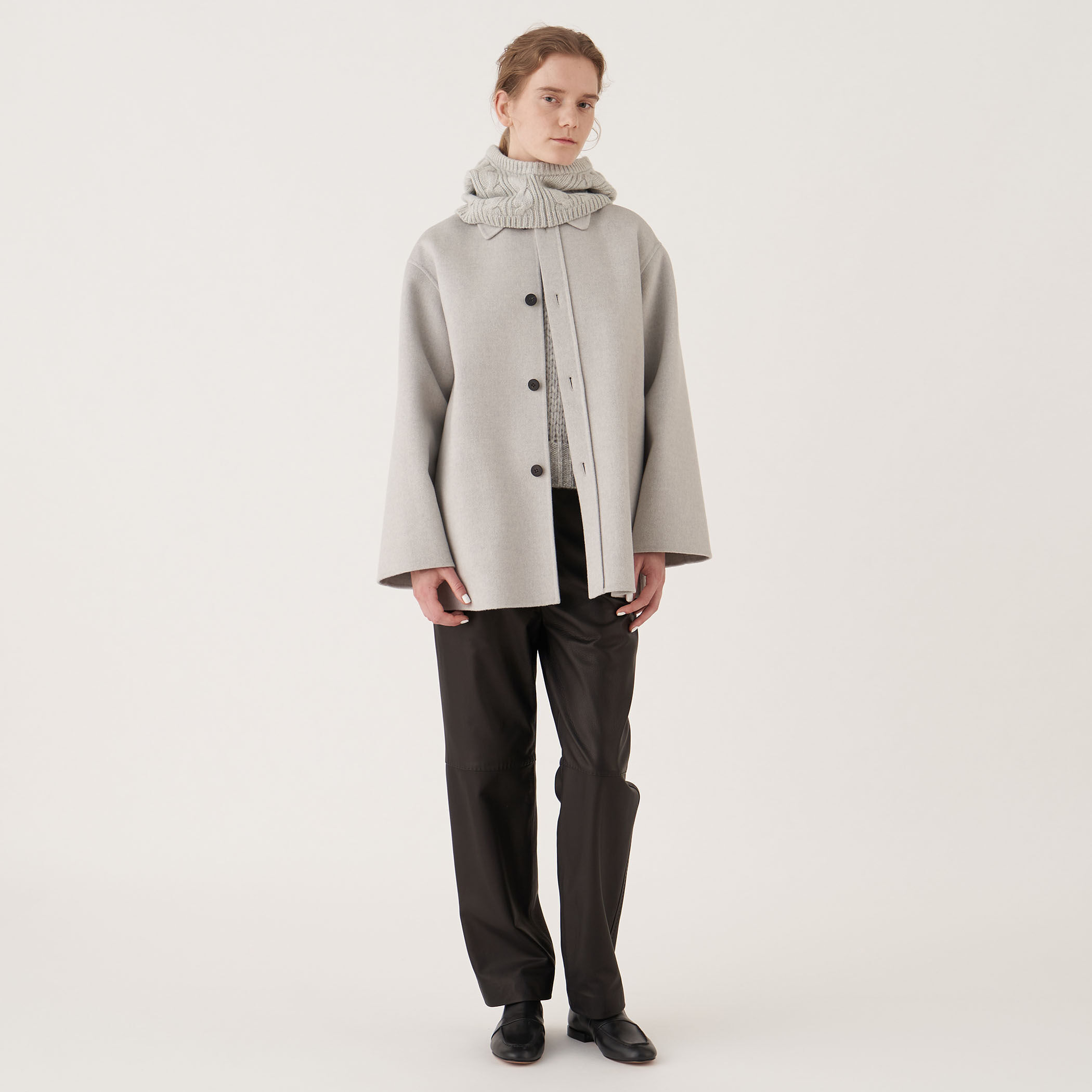 ダブルフェイス シャツコート｜トゥモローランド 公式通販