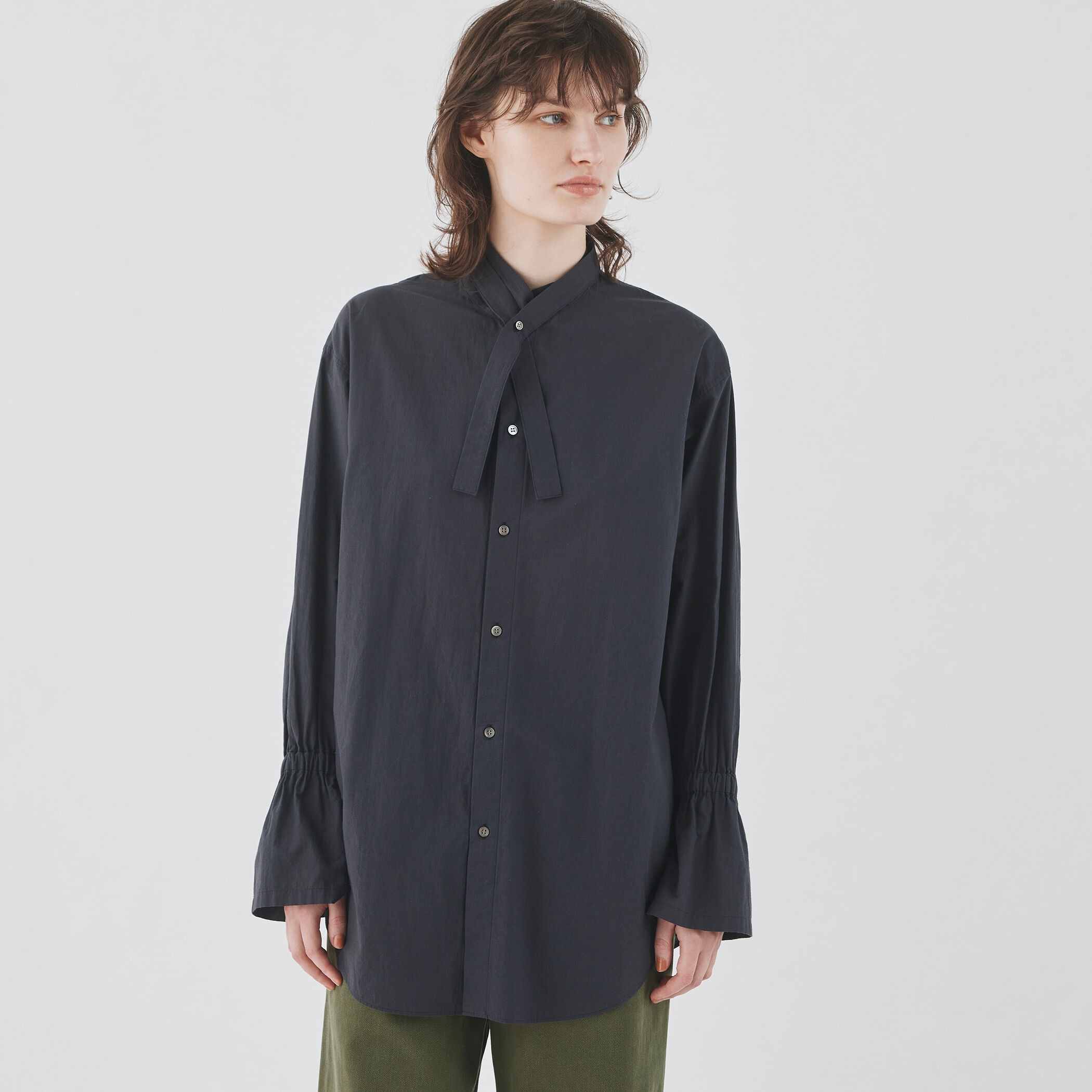 コットン ロングタイシャツ｜トゥモローランド 公式通販