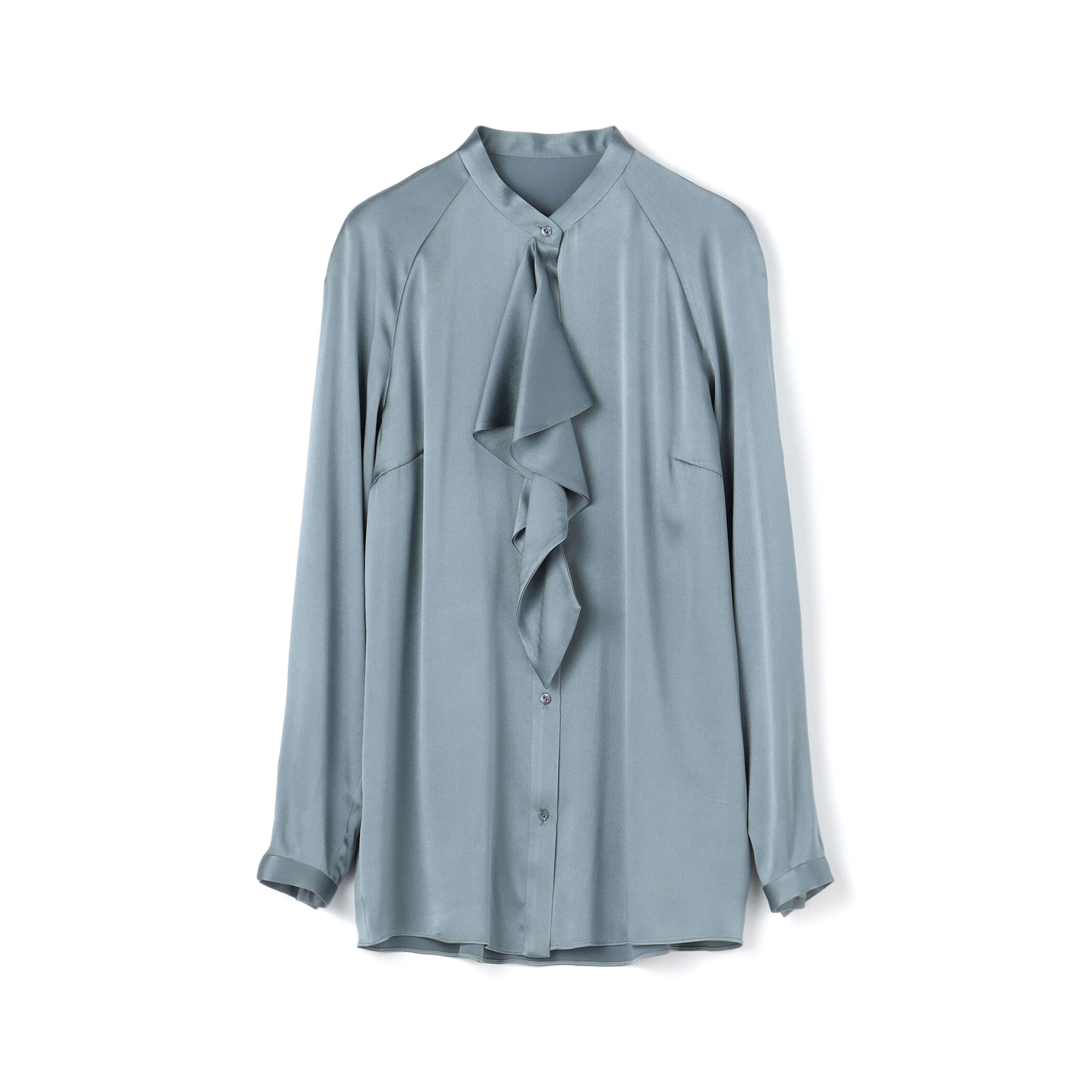 ウォッシャブルシルクサテン ボウタイブラウス｜トゥモローランド 公式通販