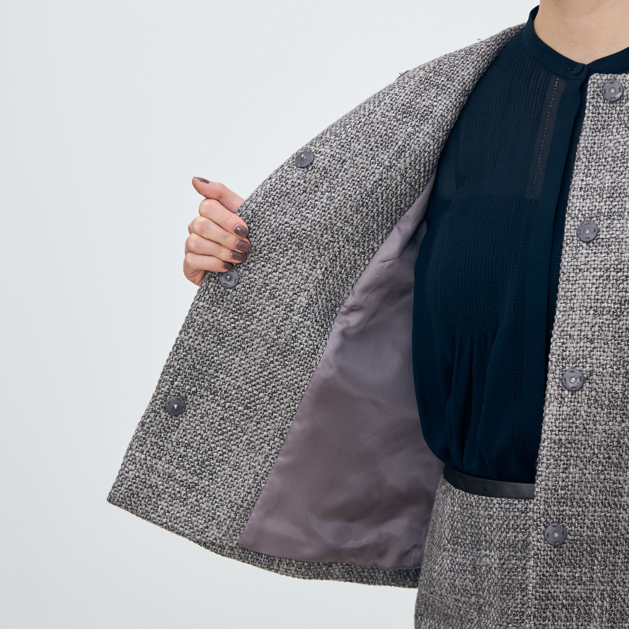 ロービングツイード Aラインジャケット｜トゥモローランド 公式通販