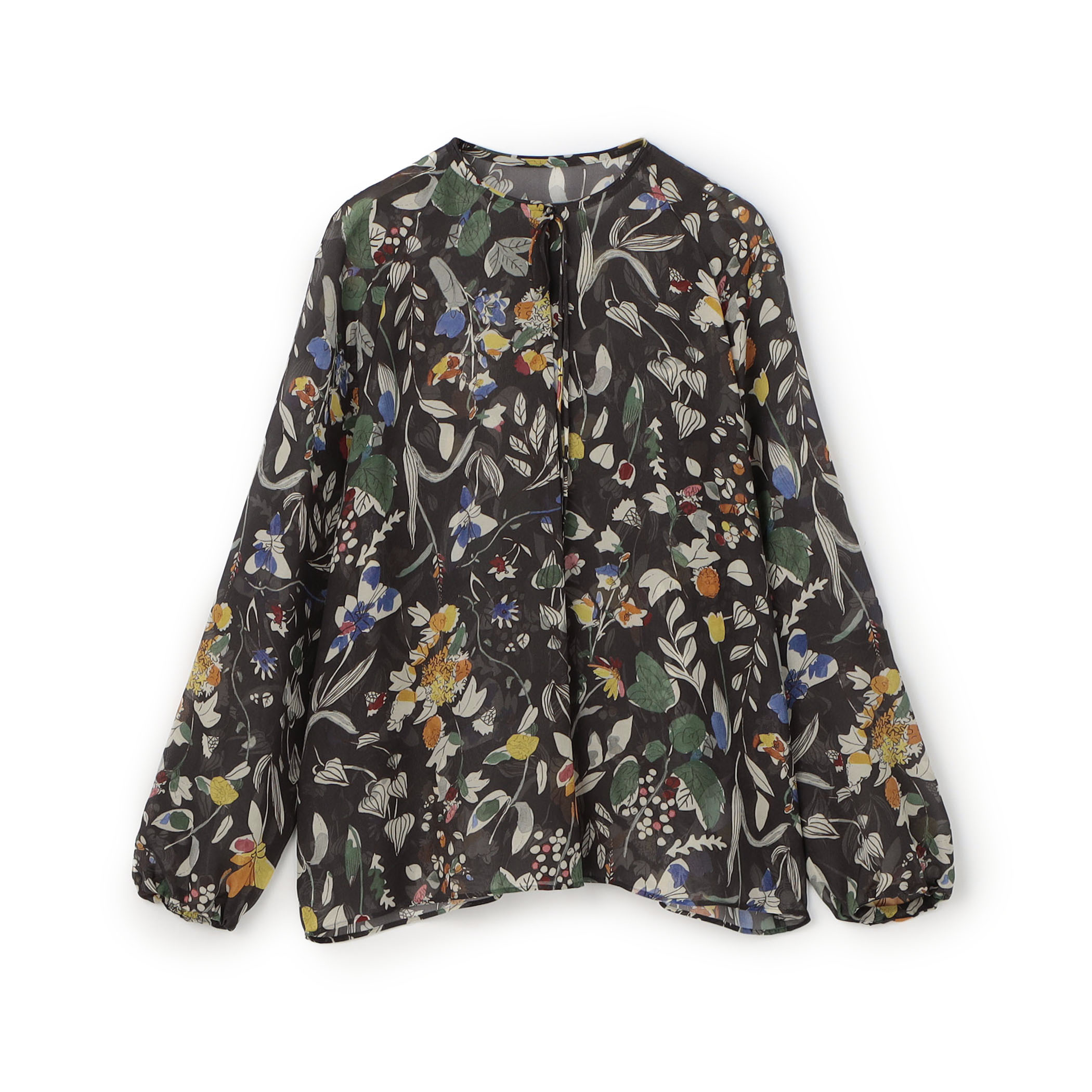 マンダフラワープリント ボウタイブラウス｜トゥモローランド 公式通販