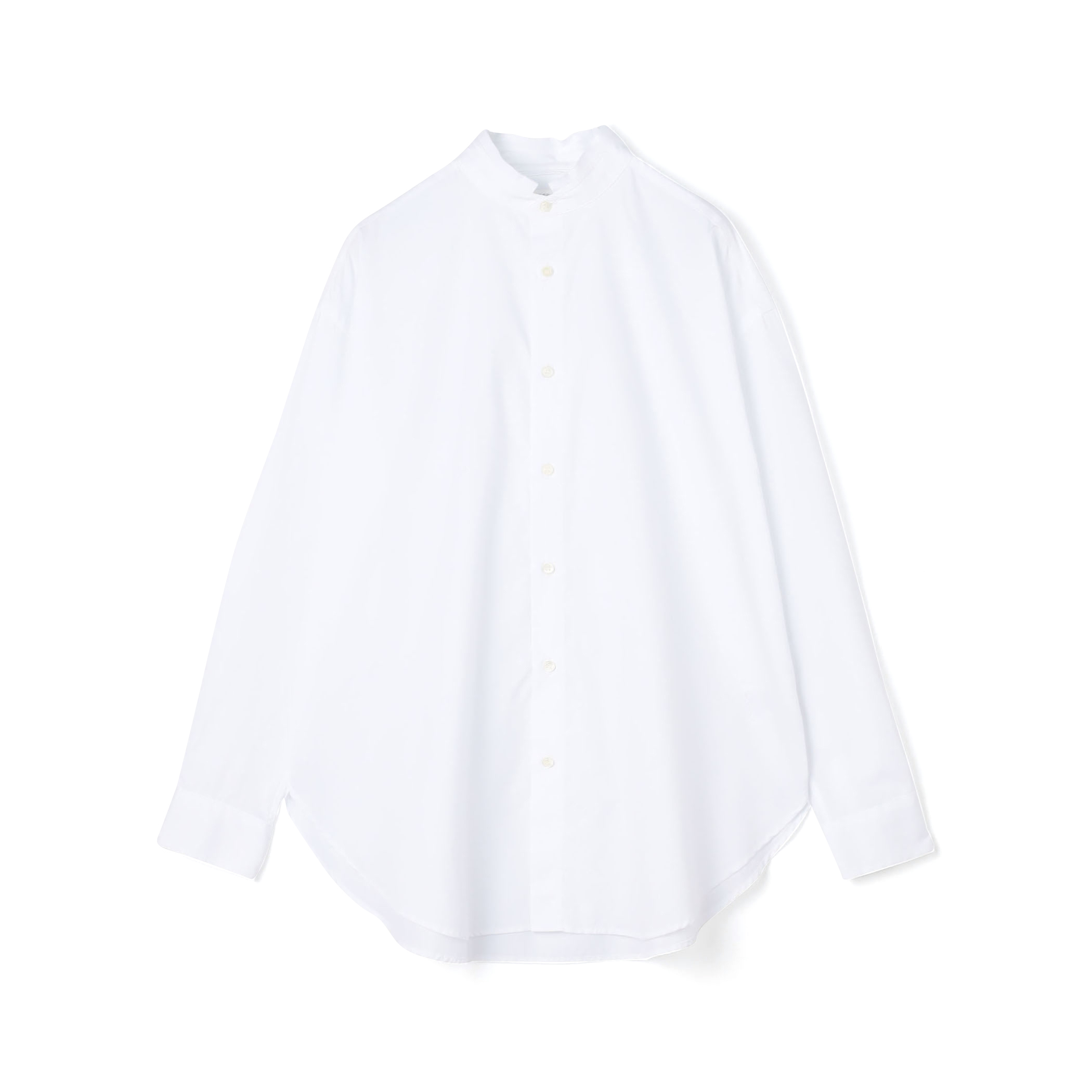 コットンブロード スタンドカラーシャツ｜トゥモローランド 公式通販