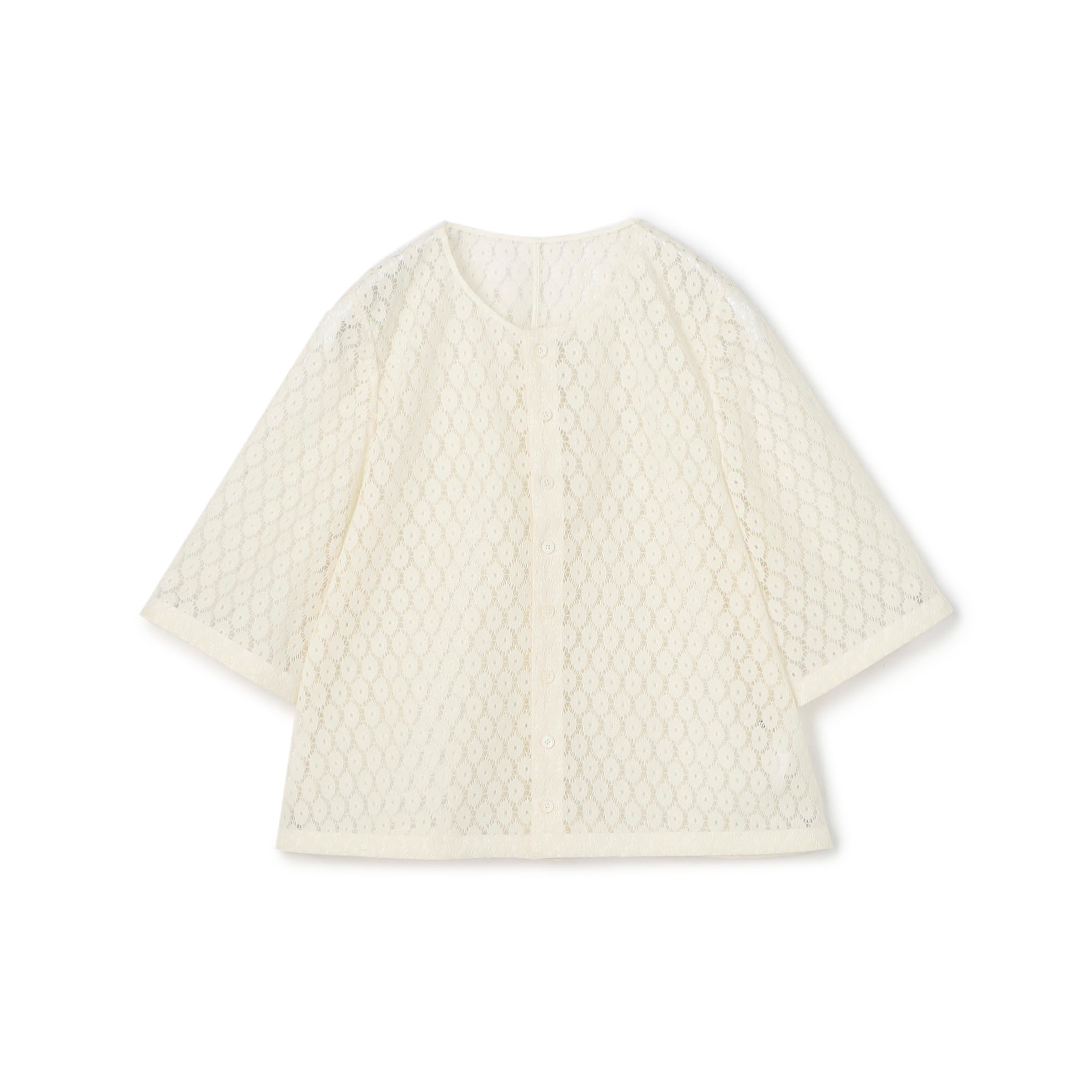 フロッキーレース ハーフスリーブブラウス｜トゥモローランド 公式通販