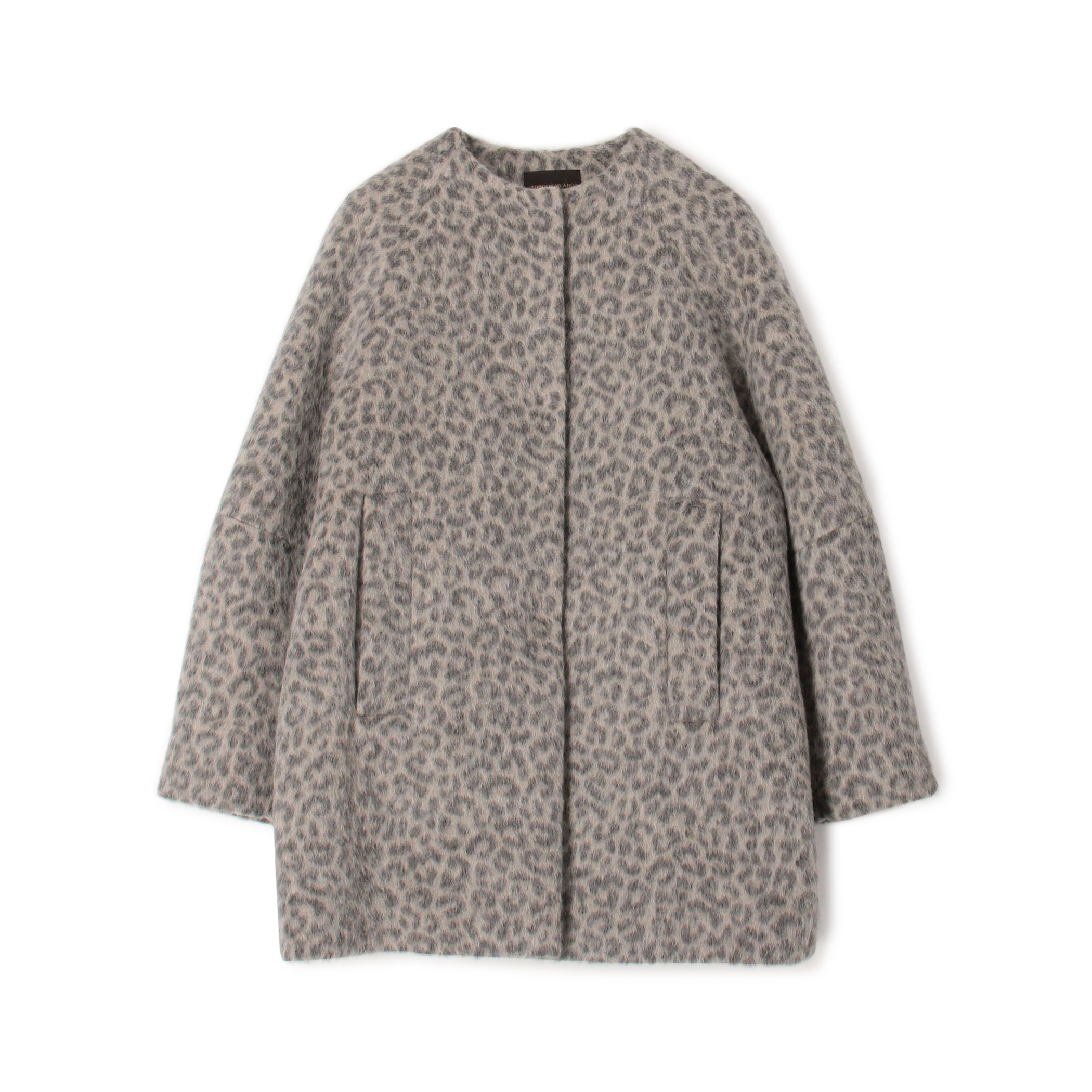 アニマルシャギー ノーカラーコクーンコート｜トゥモローランド 公式通販