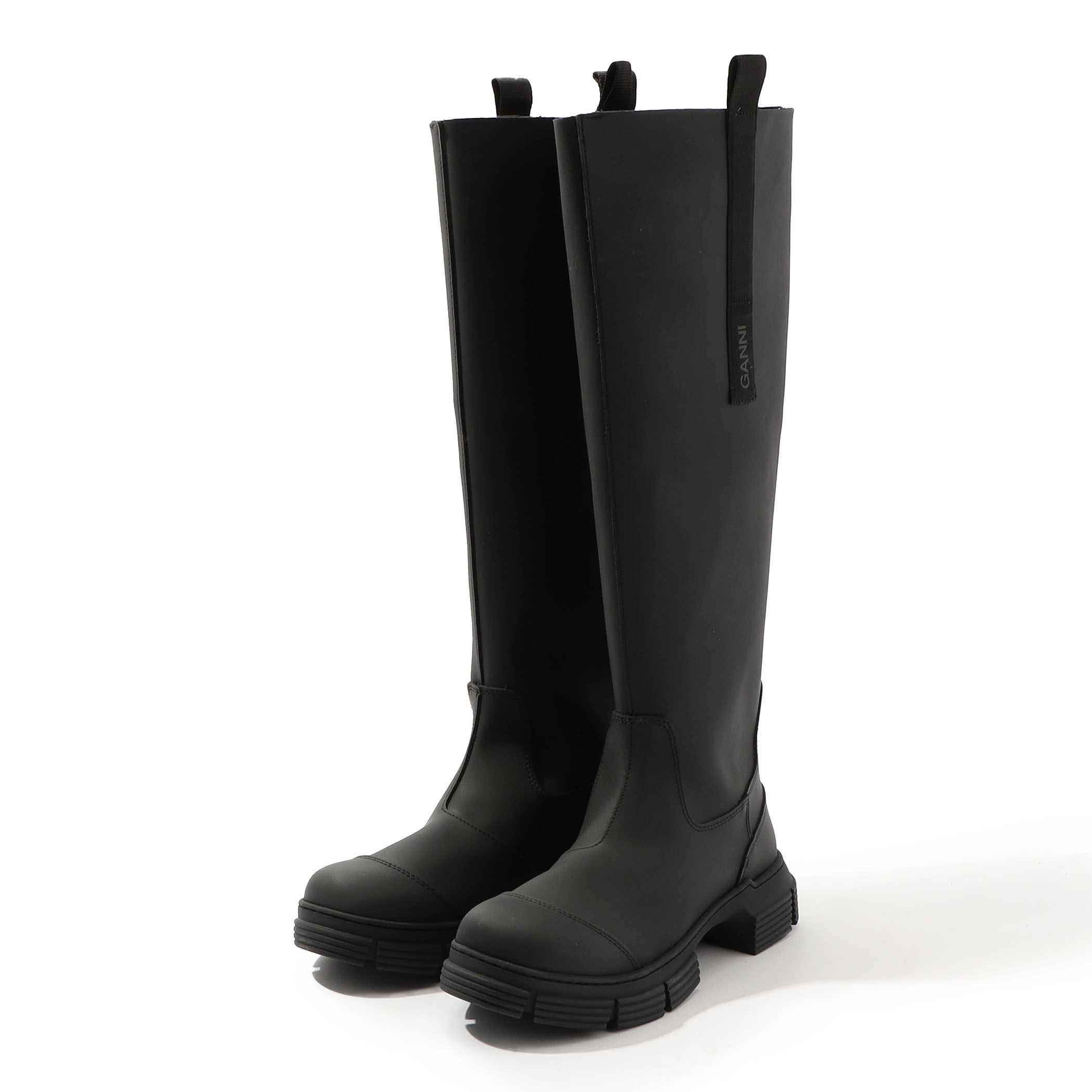 GANNI Recycled Rubber ロングブーツ｜トゥモローランド 公式通販