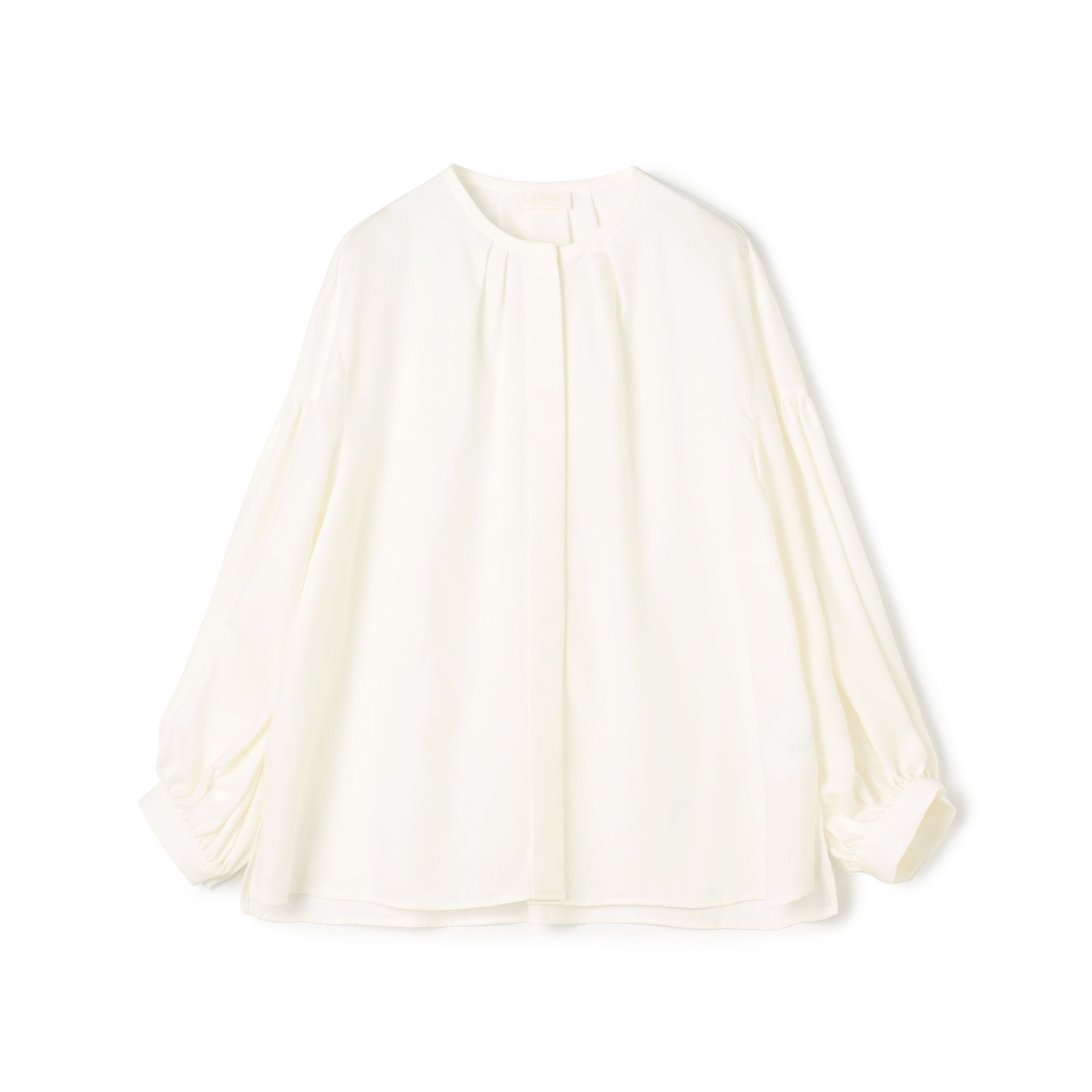 クリスタルコットン ギャザーパフブラウス｜トゥモローランド 公式通販