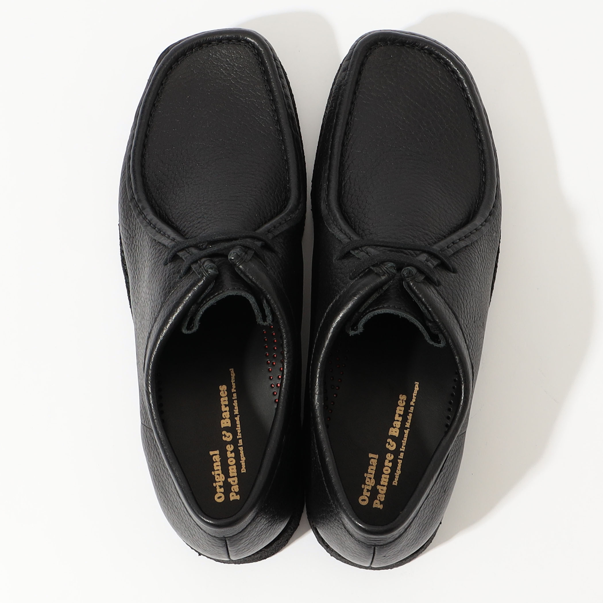 別注】PADMORE&BARNES×TOMORROWLAND ORIGINAL LOW シュリンクレザー