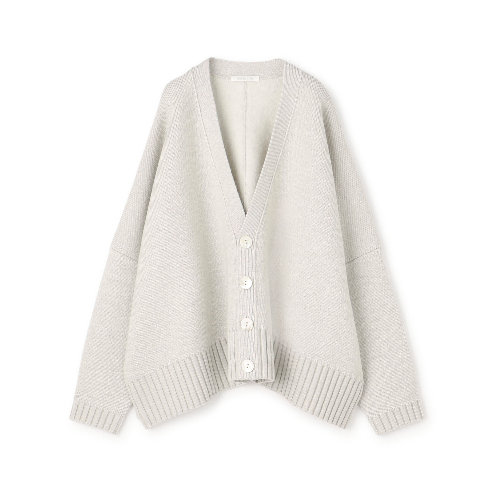 ウーステッドダブルフェイス Vネックカーディガン｜トゥモローランド