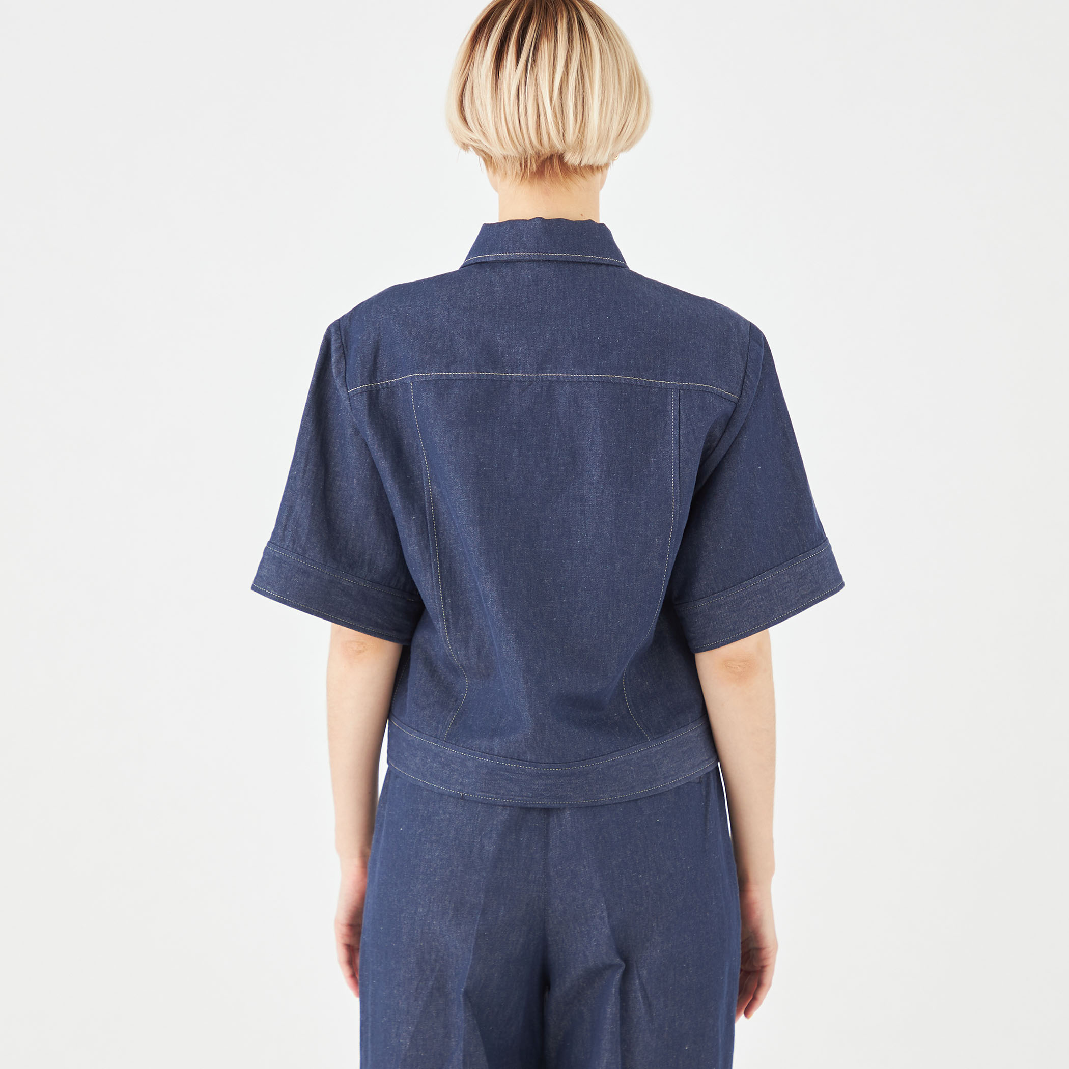 リアクティブデニム ハーフスリーブシャツ｜トゥモローランド 公式通販