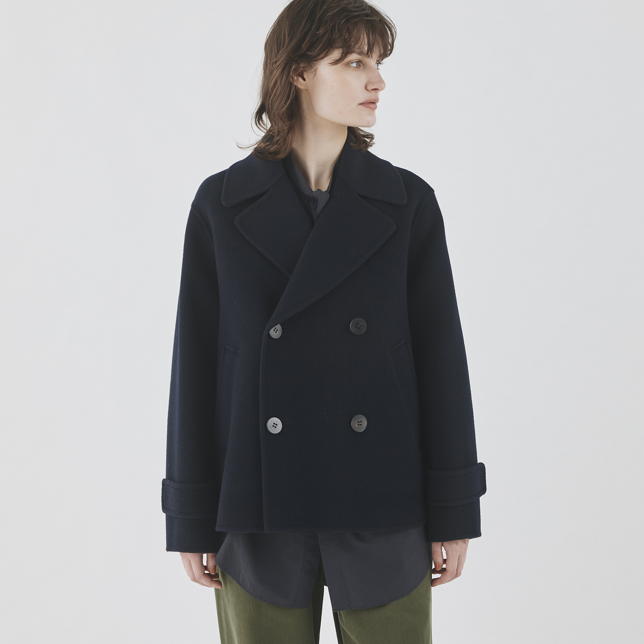 ウールカシミヤダブルフェイス Pコート｜トゥモローランド 公式通販