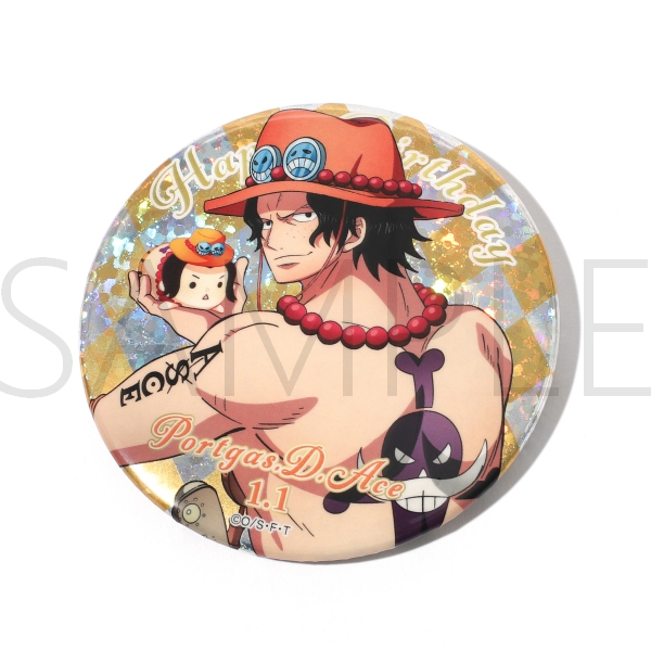 ワンピース】ワンピース バースデーホログラム缶バッジ[1.1 ポートガス