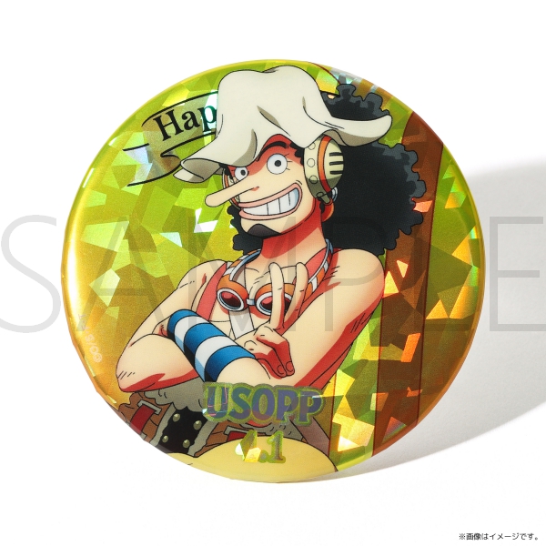 onepiece 麦わらストア新宿 夏祭り 缶バッジ ウソップ 30個 onepiece