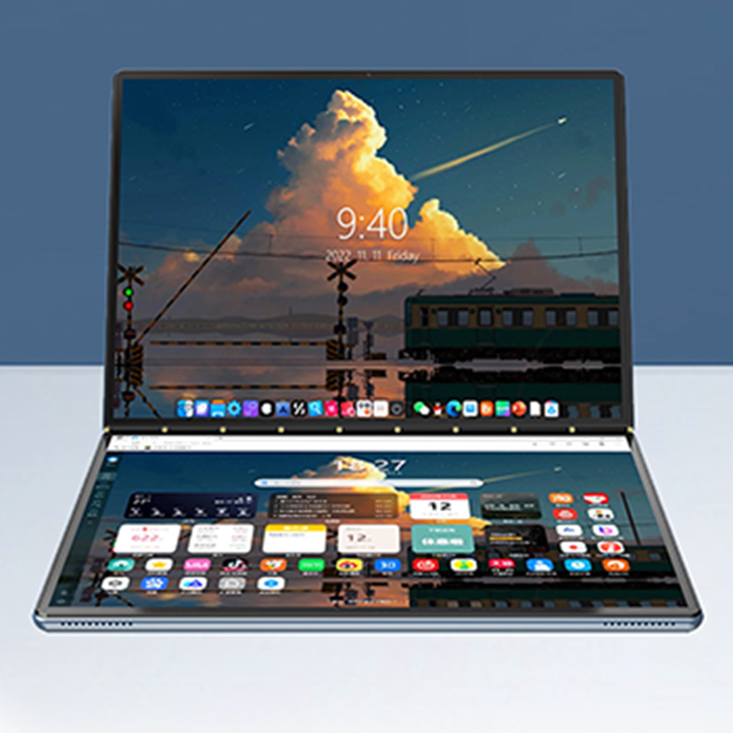 展示終了】DXUSCREEN / デュアルディスプレイノートパソコン