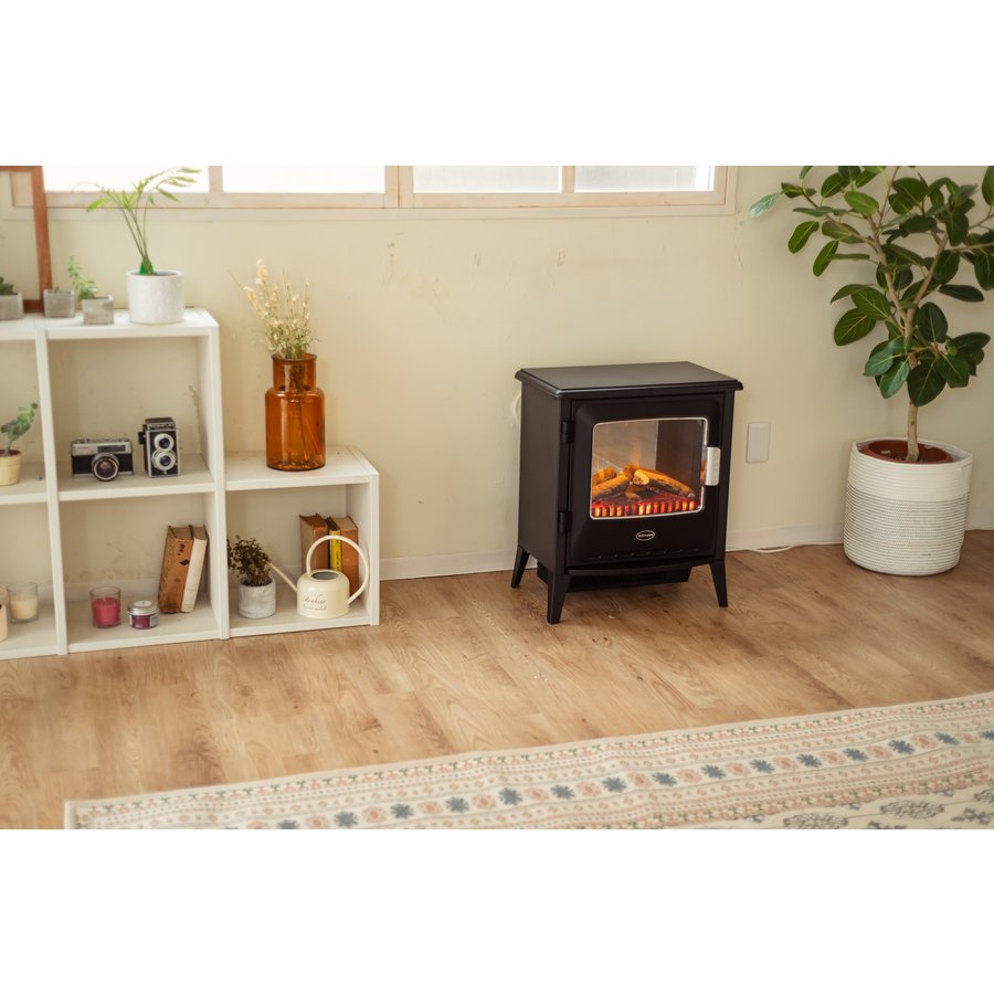 お取り寄せ】Dimplex 電気暖炉 Lucia(ルシア) BK（ブラック） -の商品