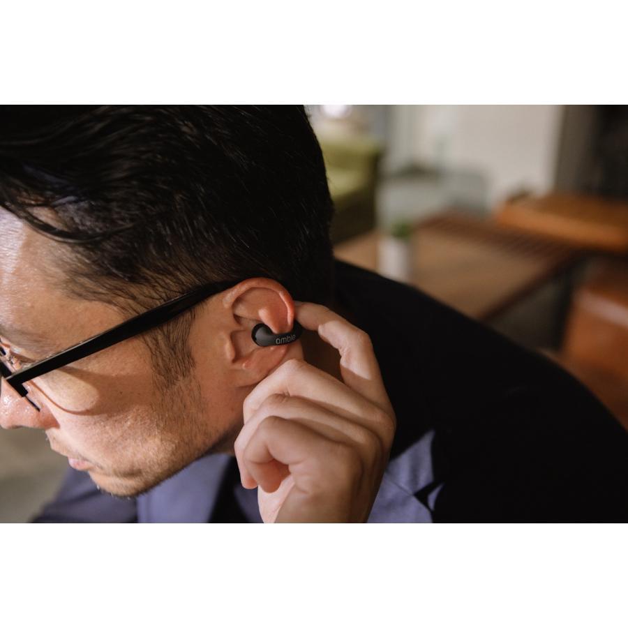ambie(アンビー) AM-TW02 ambie sound earcuffs Black × Black