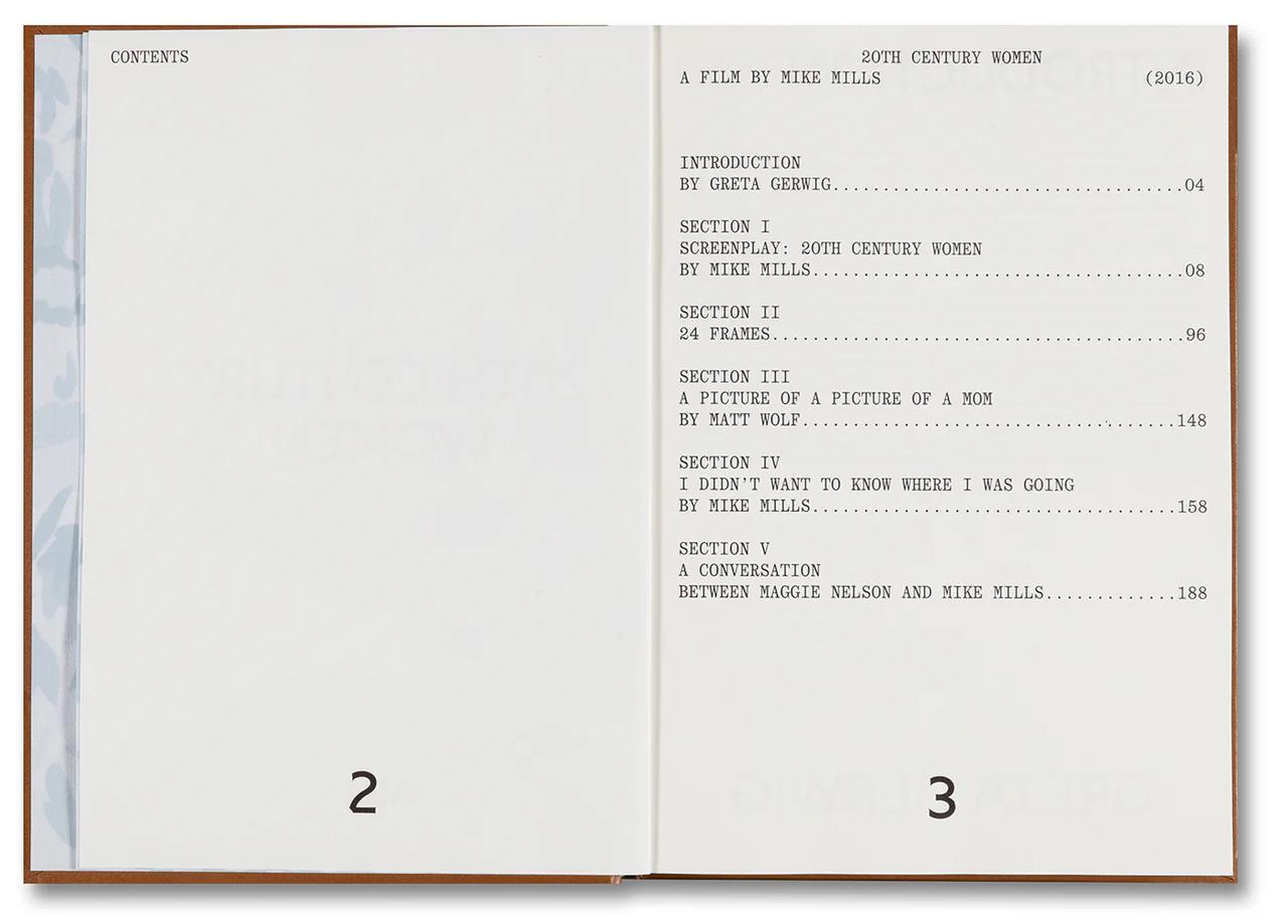 A24】20TH CENTURY WOMEN SCREENPLAY BOOK by Mike Mills（マイク