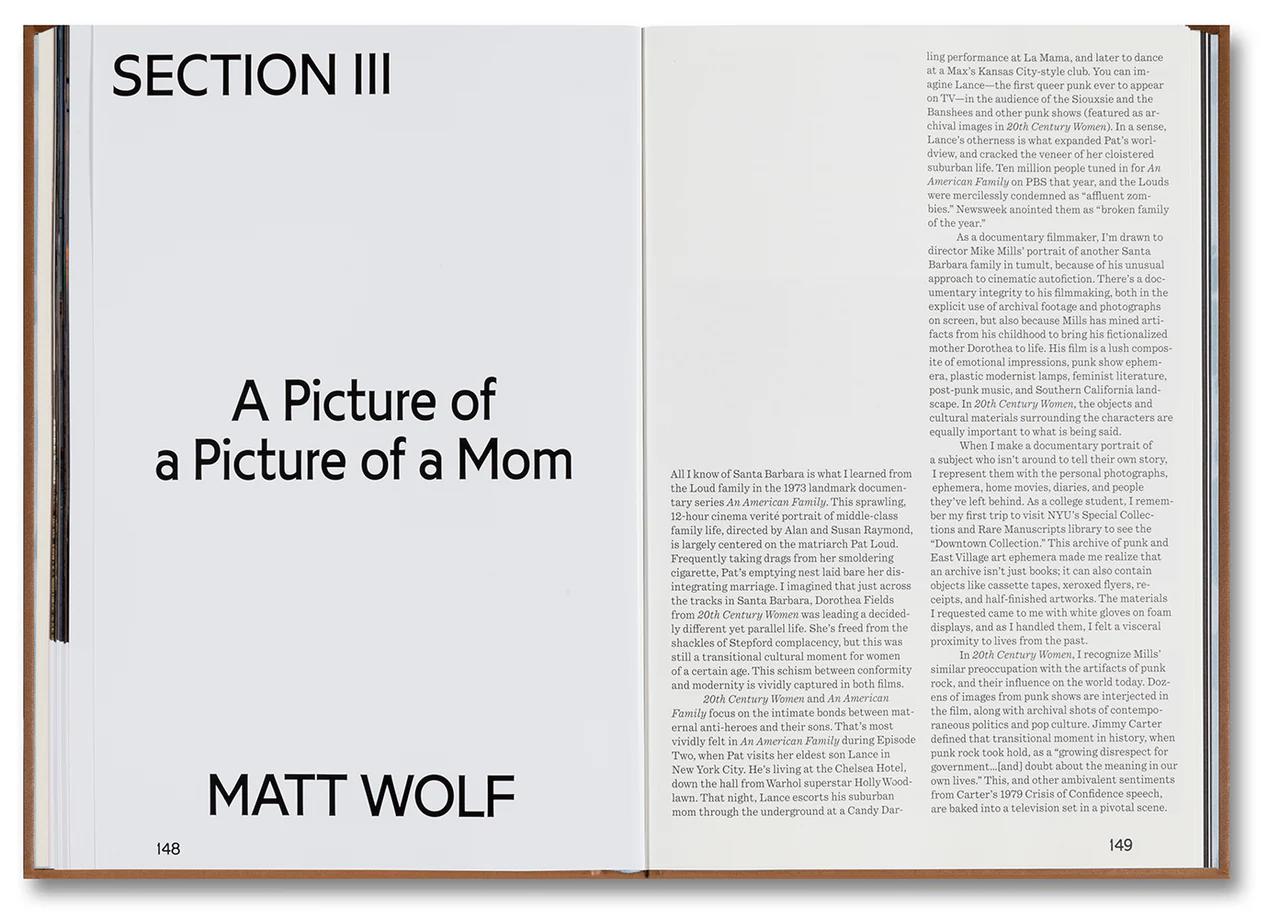 A24】20TH CENTURY WOMEN SCREENPLAY BOOK by Mike Mills（マイク
