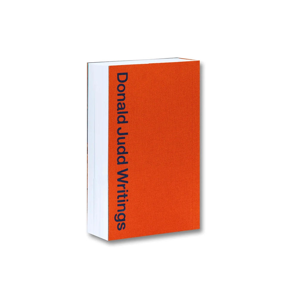 DONALD JUDD WRITINGS by Donald Judd ドナルド・ジャッド 作品集