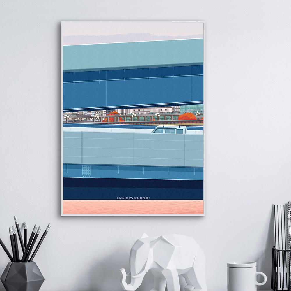 予約・受注生産】【嶋田里英・直筆サイン入り】ジークレー作品「都市の