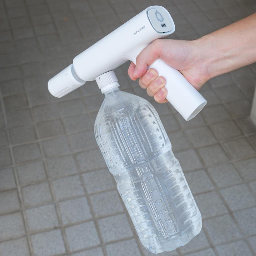 SPICERR（スパイサー）ポケッタブル高圧洗浄機 ホワイト -の商品詳細