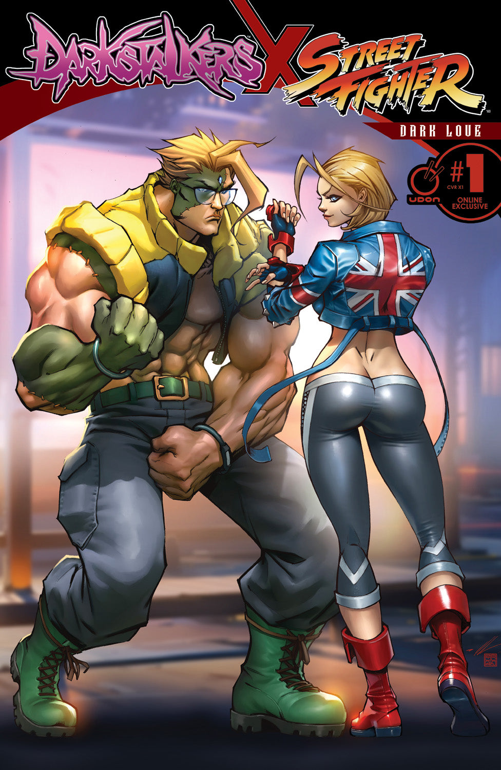 Darkstalkers X Street Fighter: Dark Love #1 CVR X2 - Alé Garza