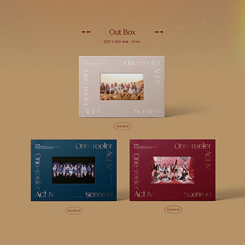 IZ*ONE / One-reeler Act IV【3形態セット】【輸入盤】【CD