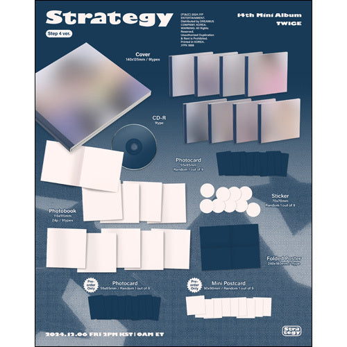 TWICE / STRATEGY : 14th Mini Album【Digipack ver.】【Random ver