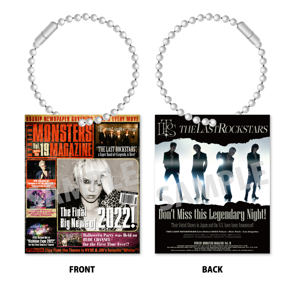 MONSTERS MAGAZINE ACRYLIC KEYCHAIN(ランダム10種) | HYDE