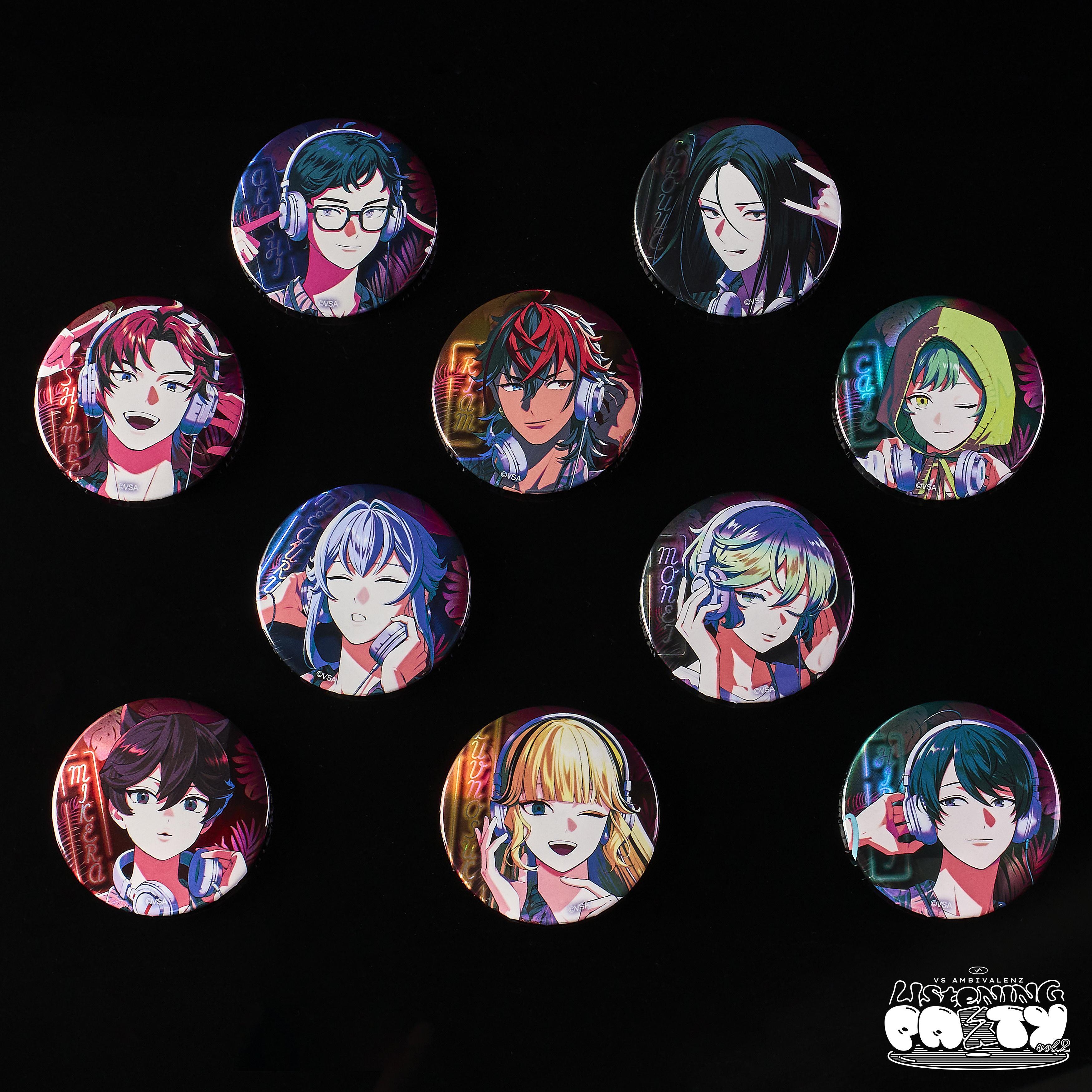 LISTENING PARTY vol.2】 VS AMBIVALENZ 2nd トレーディングホロ缶