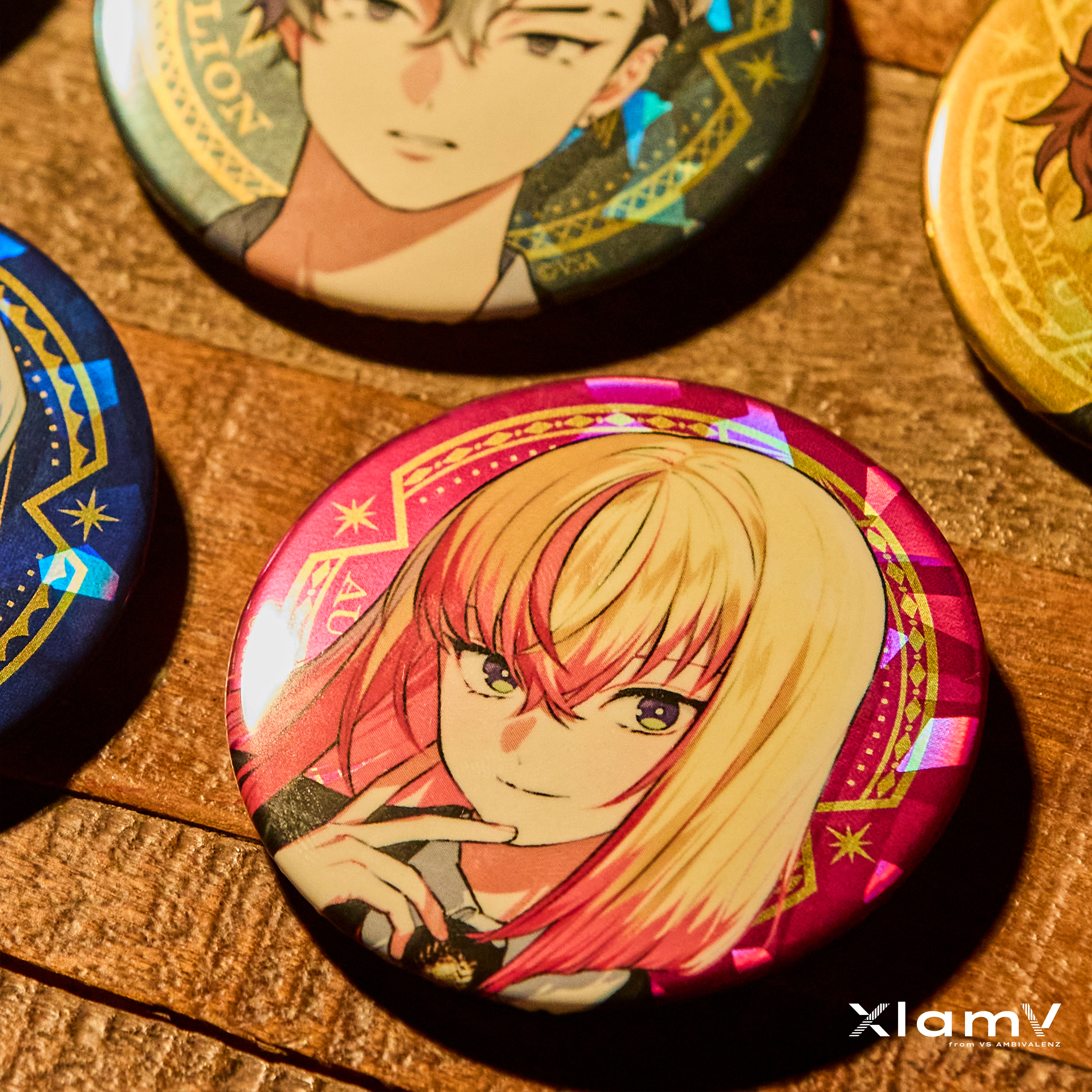 私立ビバレン学園】 XlamV トレーディング缶バッジ | VS AMBIVALENZ