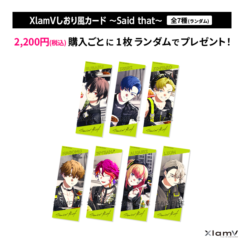 XlamV トレーディングホロ缶バッジ～Said that～(BOX) | VS AMBIVALENZ