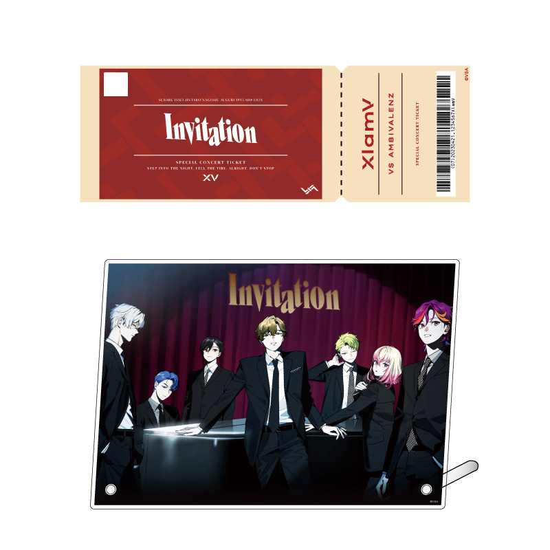 XlamV アクリルパネル＆レプリカチケットセット ~Invitation~ | VS