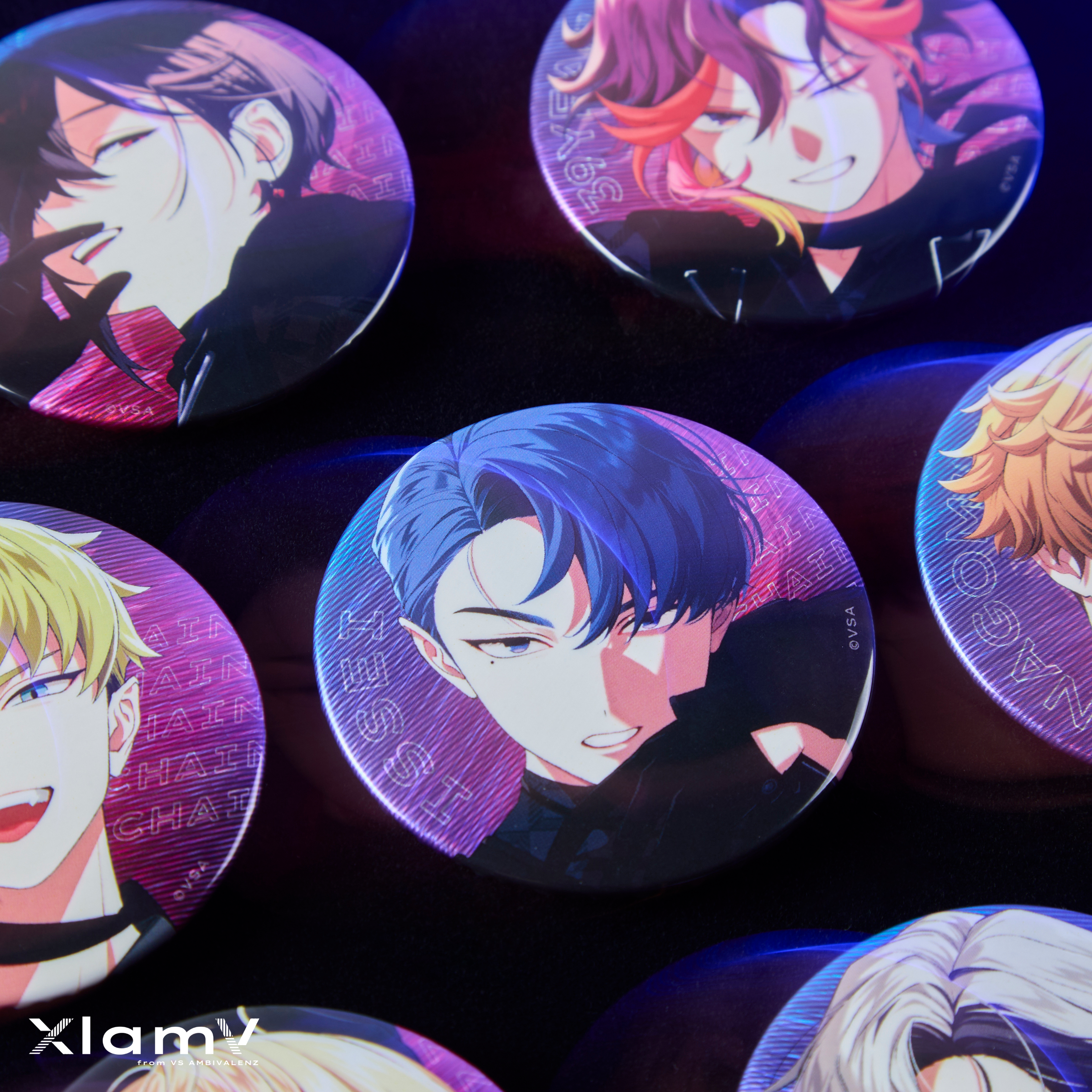 ビバレン XlamV レオン 缶バッジ Chain ビバレン XlamV レオン LION