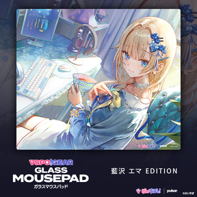 お*ゆ様 ぶいすぽっ! 花芽すみれエディション ガラスマウスパッド VSPO