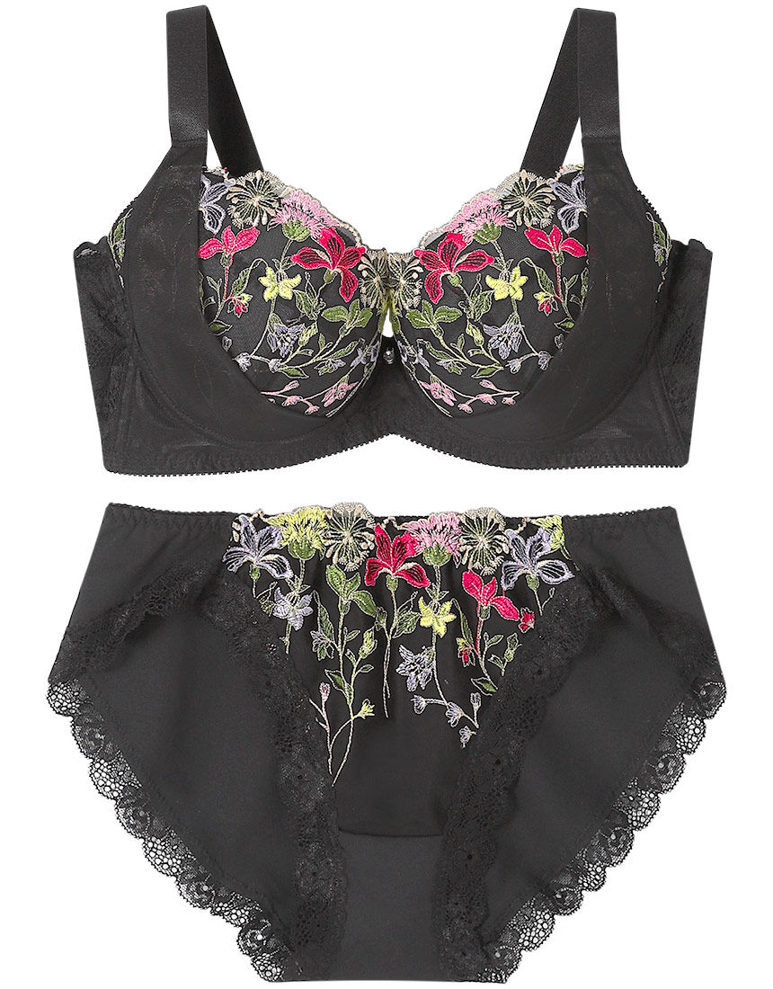 Lingè Noël ランジェノエル 美胸脇高 グラマーサイズ ブラ＆ショーツ