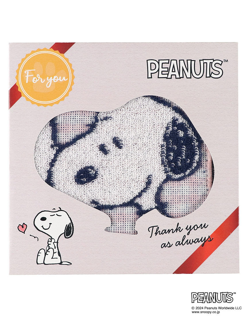 ワコールウェブストアセレクション PEANUTS ギフトミニタオル