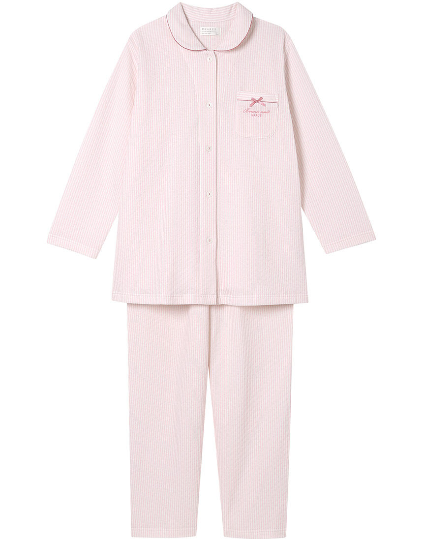 Lingè Noël ランジェノエル 接結ストライプ パジャマ NZL618｜ワコール