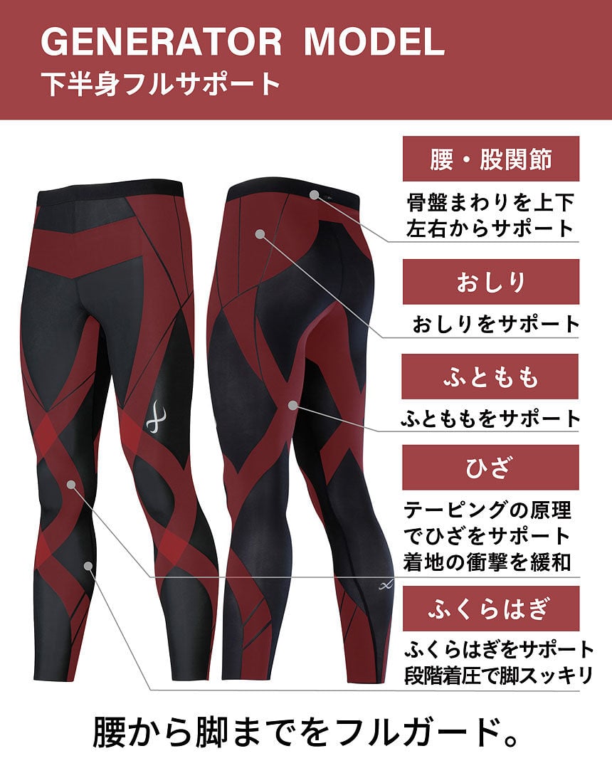 CW－X クール｜下半身フルサポート｜マラソン・球技に｜ スポーツ