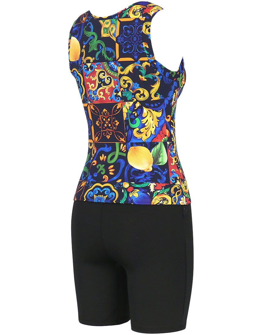 地図柄 スポーツ用水着 ワコール ワコール／スイムウェア フィットネス