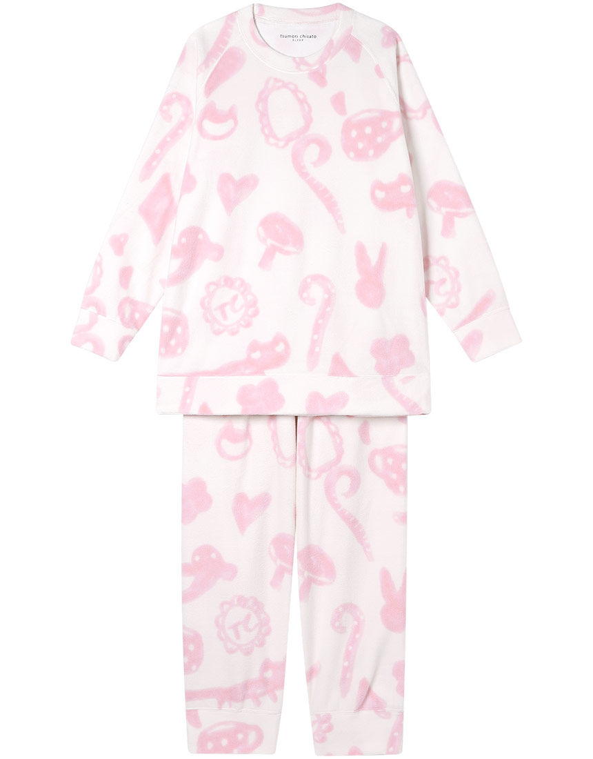 ツモリチサトスリープ とてもあたたかいマイクロフリース素材 パジャマ