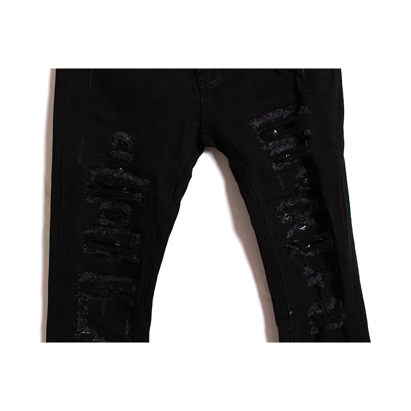 mnml(ミニマル)/ X165 PAISLEY STRETCH DENIM -BLACK- | WALKIN STORE