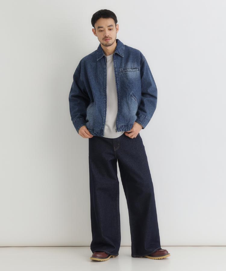 BACK NUMBER(バックナンバー)【メンズ】デニムフルジップジャケット