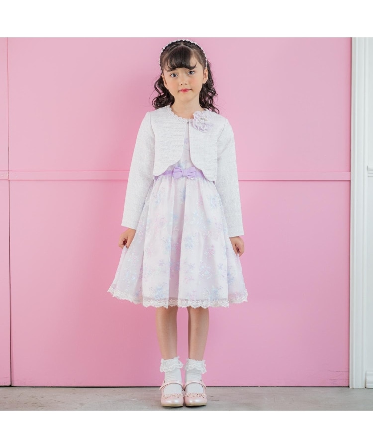 ファンシーツィード 裾スカラップジャケット（ジャケット(単品