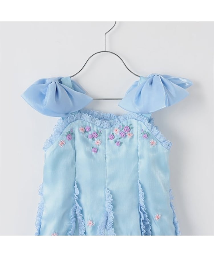 ニットボレロ＆花刺繍ワンピース セット（ミドルワンピース） | mezzo