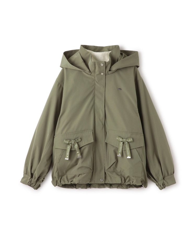 撥水】ロゴリボン3WAYマウンテンパーカ（ブルゾン/ジャンバー