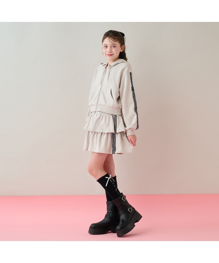 スポーティーラインジップパーカ＆スカパンセットアップ（セットアップ