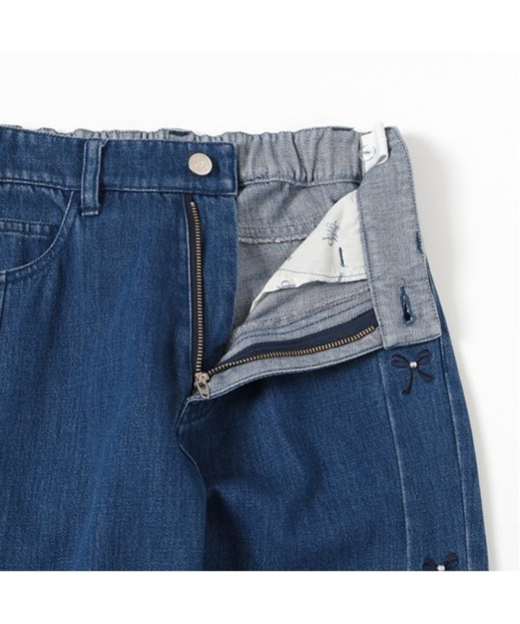 アソートデザイン美脚ルーズストレートデニムパンツ（その他） | mezzo